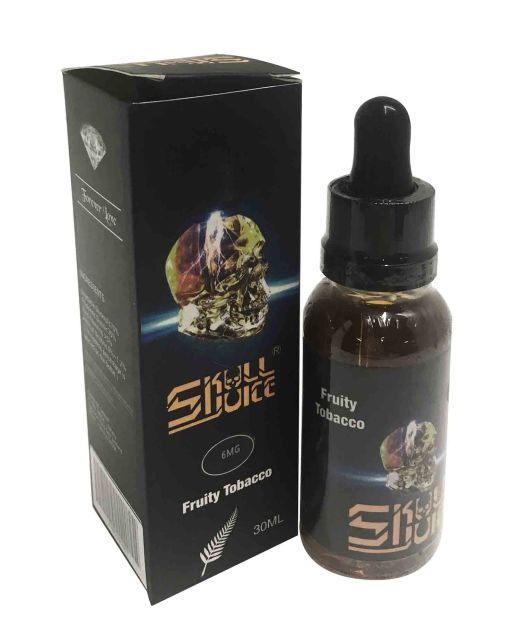 Skull Juice regular 30ml bottle: Fruity Tobacco