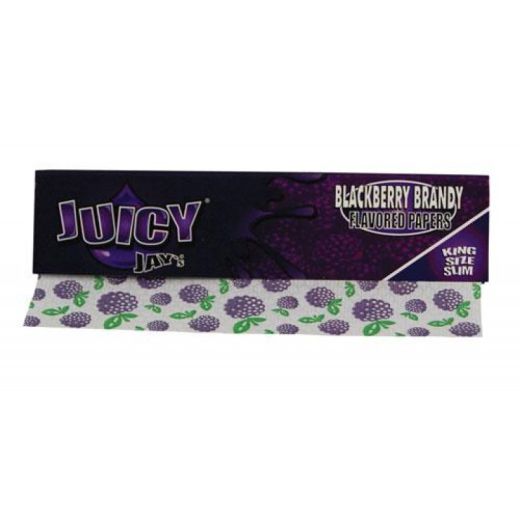 Juicy Jay's Blackberry Brandy King Size (Slim) Paper 33 Leaves