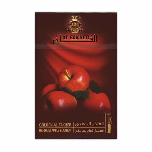 Al-Fakher  Golden Bahraini Apple Flavour  Edition 50g - Premium Shisha