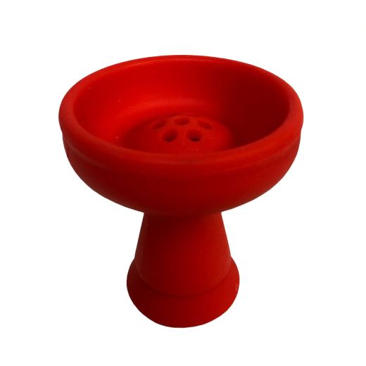 Red Silicone Shisha Bowl